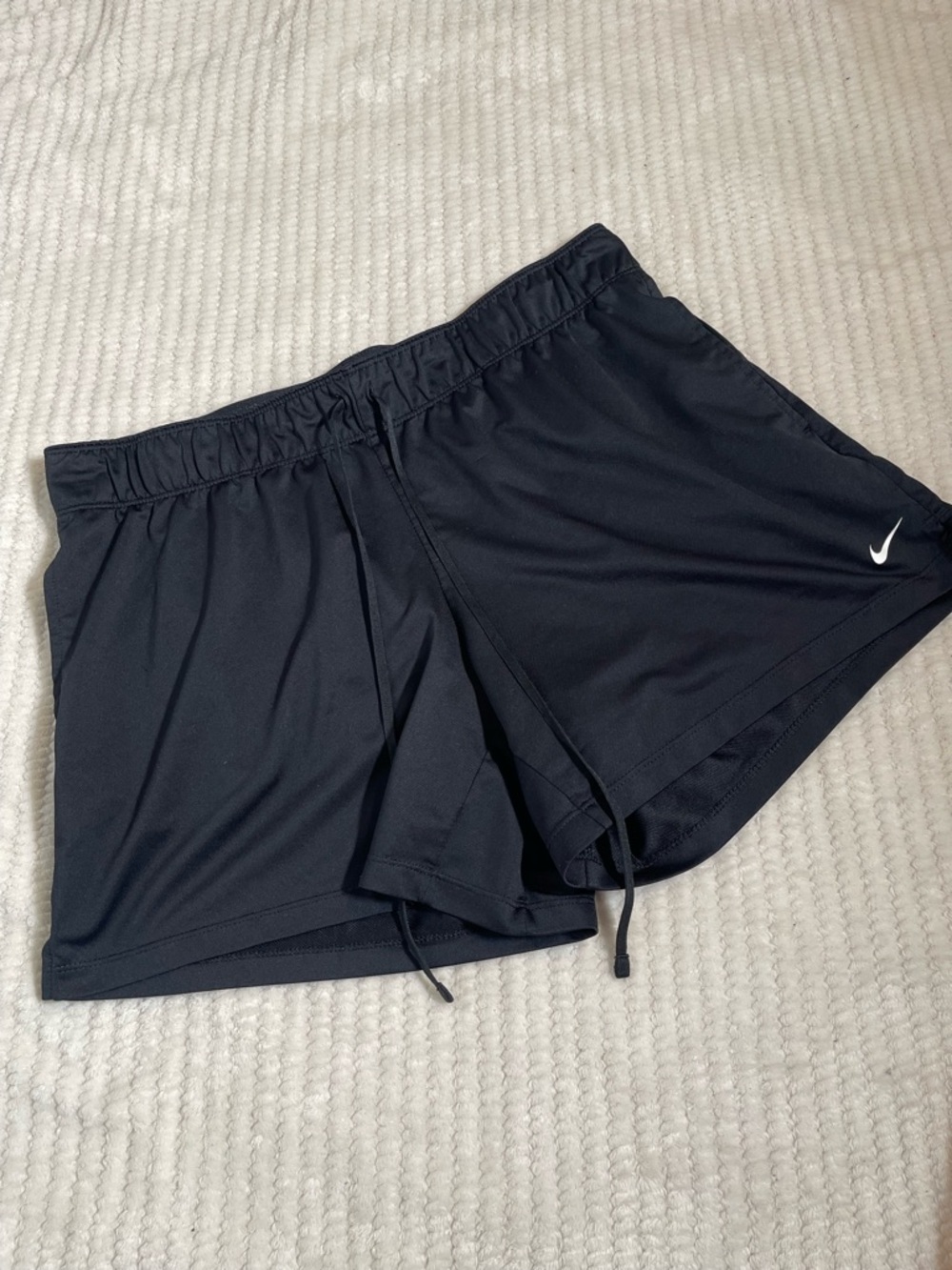Nike Black Women's Athletic Drawstring Shorts